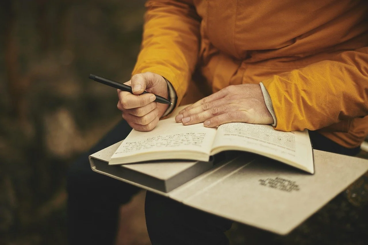 Person writing